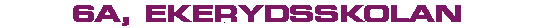 6a, Ekerydsskolan